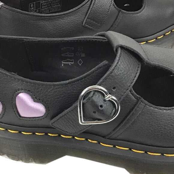 DR MARTINS Polley Heart T-Bar Shoe - Picture 6 of 13